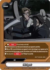 FBI Agent - S-UB-C01: Case Closed - Future Card BuddyFight card