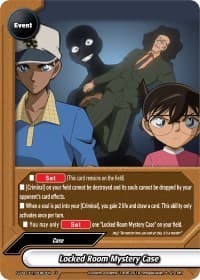 Locked Room Mystery Case - S-UB-C01: Case Closed - Future Card BuddyFight card