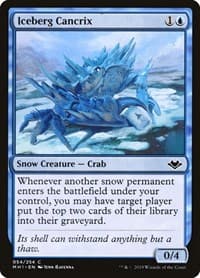 Iceberg Cancrix - Modern Horizons - Magic: The Gathering card