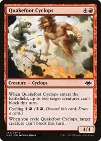 Quakefoot Cyclops - Modern Horizons - Magic: The Gathering card