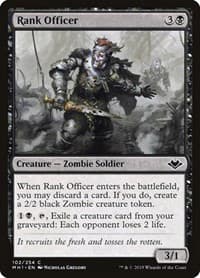 Rank Officer - Modern Horizons - Magic: The Gathering card