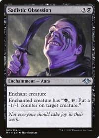 Sadistic Obsession - Modern Horizons - Magic: The Gathering card
