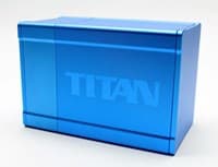 TITAN Deck Box - Solid Blue - BoxGods Deck Boxes - Deck Boxes card
