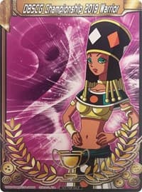 DBSCG Championship 2019 Warrior (Merit Card) - Universe 2 "Heles" - Tournament Promotion Cards - Dragon Ball Super: Masters card