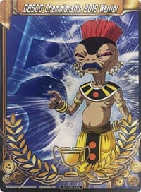 DBSCG Championship 2019 Warrior (Merit Card) - Universe 5 "Arak" - Tournament Promotion Cards - Dragon Ball Super: Masters card