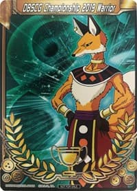 DBSCG Championship 2019 Warrior (Merit Card) - Universe 8 "Liqueur" - Tournament Promotion Cards - Dragon Ball Super: Masters card