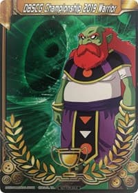 DBSCG Championship 2019 Warrior (Merit Card) - Universe 9 "Sidra" - Tournament Promotion Cards - Dragon Ball Super: Masters card
