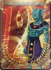 DBSCG Championship 2019 Warrior (Merit Card) - Universe 12 "Giin" - Tournament Promotion Cards - Dragon Ball Super: Masters card