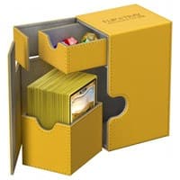 Flip 'n' Tray Deck Case XenoSkin - Amber (Holds 80+) - Ultimate Guard Deck Boxes - Deck Boxes card