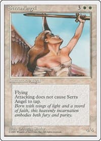 Serra Angel - Fourth Edition - Magic: The Gathering card