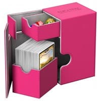Flip 'n' Tray Deck Case XenoSkin - Pink (Holds 80+) - Ultimate Guard Deck Boxes - Deck Boxes card
