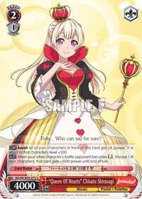"Queen Of Hearts" Chisato Shirasagi - BanG Dream! Girls Band Party! MULTI LIVE - Weiss Schwarz card