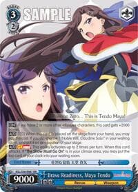 Brave Readiness, Maya Tendo - Revue Starlight - Weiss Schwarz card