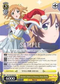 Period I Want to Protect, Nana Daiba - Revue Starlight - Weiss Schwarz card