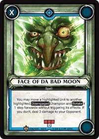 Face of Da Bad Moon (Claimed) - Warband Collectors Pack 2 - Warhammer Age of Sigmar Champions TCG card