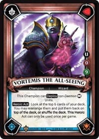Vortemis the All-Seeing (Unclaimed) - Warband Collectors Pack 2 - Warhammer Age of Sigmar Champions TCG card