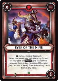 Eyes of the Nine (Unclaimed) - Warband Collectors Pack 2 - Warhammer Age of Sigmar Champions TCG card