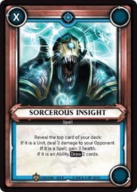 Sorcerous Insight (Claimed) - Warband Collectors Pack 2 - Warhammer Age of Sigmar Champions TCG card