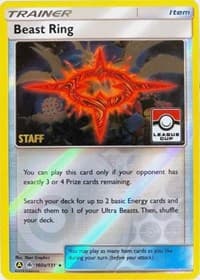 Beast Ring - 102a/131 (League Cup) [Staff] - League & Championship Cards - Pokemon card