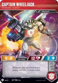 Captain Wheeljack - Engineering Scientist - War for Cybertron: Siege I - Transformers TCG card
