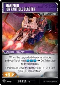 Raider Aimless - Air Force Weapons // Manifold Ion Particle Blaster - War for Cybertron: Siege I - Transformers TCG card
