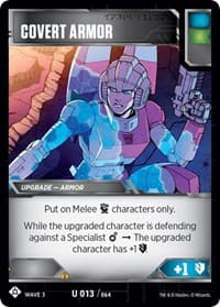 Covert Armor - War for Cybertron: Siege I - Transformers TCG card