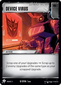 Device Virus - War for Cybertron: Siege I - Transformers TCG card