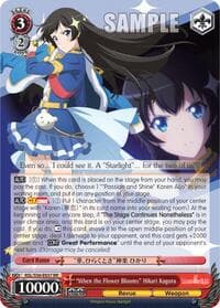 "When the Flower Blooms" Hikari Kagura - Revue Starlight - Weiss Schwarz card