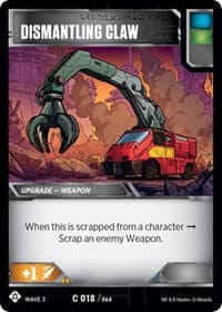 Dismantling Claw - War for Cybertron: Siege I - Transformers TCG card