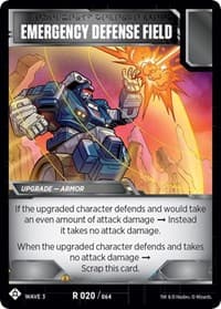 Emergency Defense Field - War for Cybertron: Siege I - Transformers TCG card