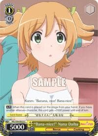 "Bana-nice!" Nana Daiba - Revue Starlight - Weiss Schwarz card
