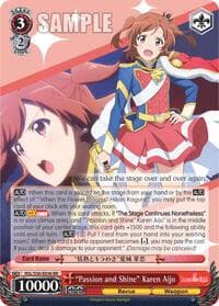 "Passion and Shine" Karen Aijo - Revue Starlight - Weiss Schwarz card