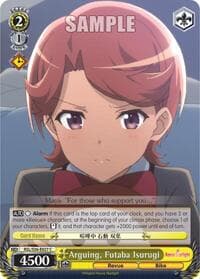 Arguing, Futaba Isurugi - Revue Starlight - Weiss Schwarz card