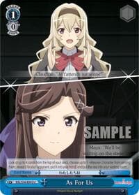 As For Us - Revue Starlight - Weiss Schwarz card