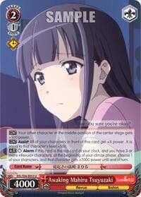 Awaking Mahiru Tsuyuzaki - Revue Starlight - Weiss Schwarz card