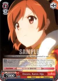 Encore, Karen Aijo - Revue Starlight - Weiss Schwarz card
