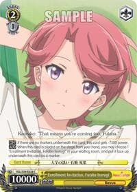 Enrollment Invitation, Futaba Isurugi - Revue Starlight - Weiss Schwarz card