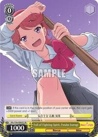 Full of Fighting Spirit, Futaba Isurugi (SR) - Revue Starlight - Weiss Schwarz card