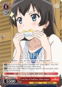 Last Day of Auditions, Hikari Kagura - Revue Starlight - Weiss Schwarz card