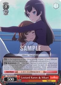 Leotard Karen & Hikari - Revue Starlight - Weiss Schwarz card