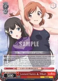 Leotard Karen & Hikari (SR) - Revue Starlight - Weiss Schwarz card