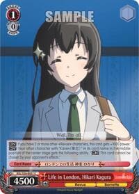 Life in London, Hikari Kagura - Revue Starlight - Weiss Schwarz card