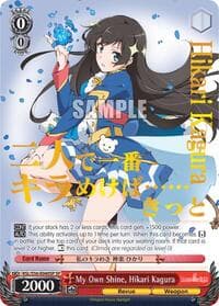 My Own Shine, Hikari Kagura (SP) - Revue Starlight - Weiss Schwarz card