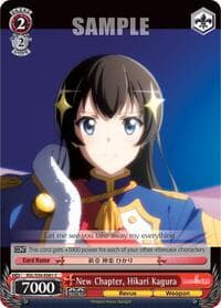 New Chapter, Hikari Kagura - Revue Starlight - Weiss Schwarz card
