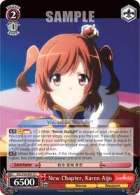 New Chapter, Karen Aijo - Revue Starlight - Weiss Schwarz card