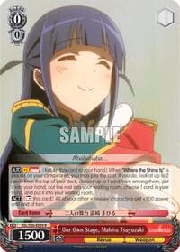 Our Own Stage, Mahiru Tsuyuzaki - Revue Starlight - Weiss Schwarz card