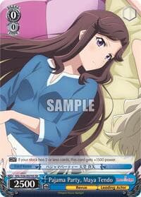Pajama Party, Maya Tendo (SR) - Revue Starlight - Weiss Schwarz card