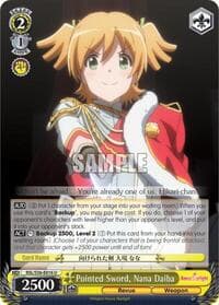 Pointed Sword, Nana Daiba - Revue Starlight - Weiss Schwarz card