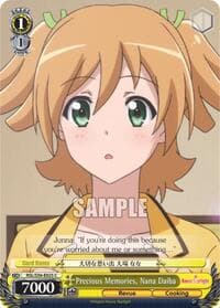 Precious Memories, Nana Daiba - Revue Starlight - Weiss Schwarz card
