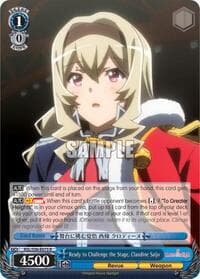 Ready to Challenge the Stage, Claudine Saijo - Revue Starlight - Weiss Schwarz card